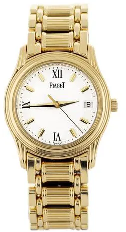 Piaget Polo 22001  M 501 D 27mm Yellow gold White