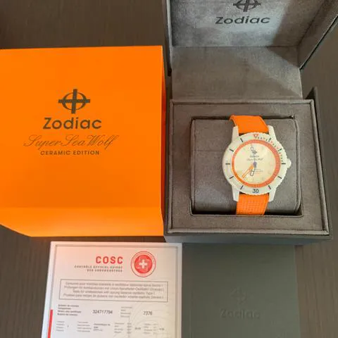 Zodiac Sea Wolf ZO9591 Ceramic Silver