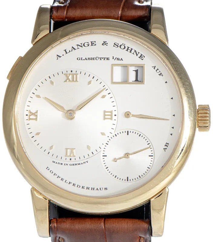 A. Lange & Söhne Lange 1 101.001 38.5mm Yellow gold Silver