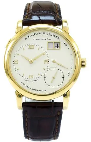 A. Lange & Söhne Lange 1 101.021 38.5mm Yellow gold Silver