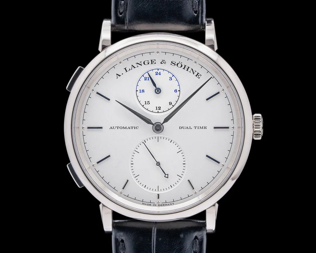 A. Lange & Söhne Saxonia 385.026 40mm White gold Silver