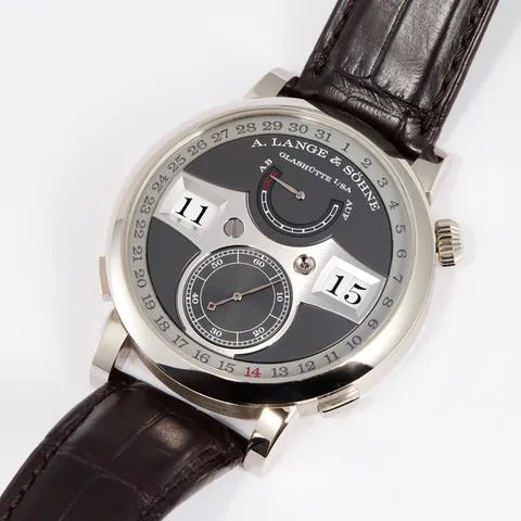 A. Lange & Söhne Zeitwerk 148.038 44mm White gold Gray