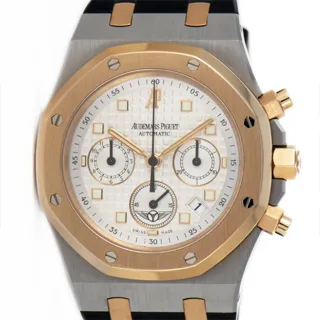 Audemars Piguet Royal Oak 26157SR.OO.D088CR.01 Rose gold and Stainless steel Silver