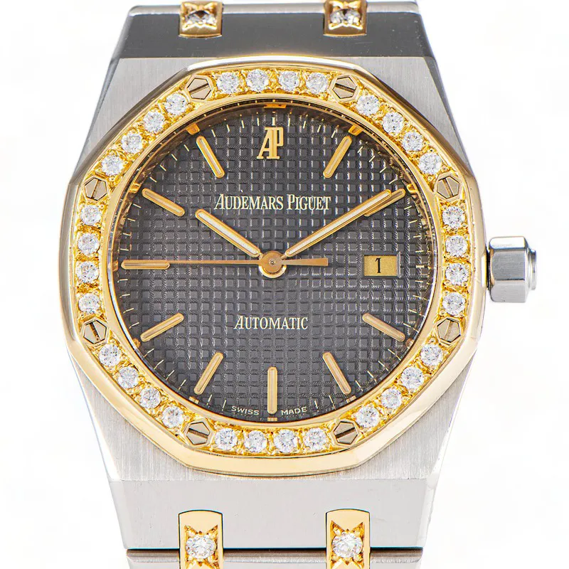 Audemars Piguet Royal Oak 15000SA/O/0789SA/01 33mm Yellow gold and Stainless steel Gray