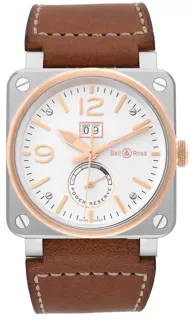 Bell & Ross Instruments BR0390-BICOLOR Rose gold White