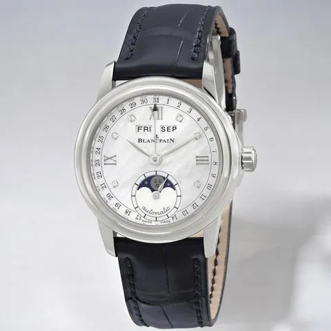 Blancpain Léman Moonphase 2360-1191A-55B 34mm Stainless steel Mother-of-pearl