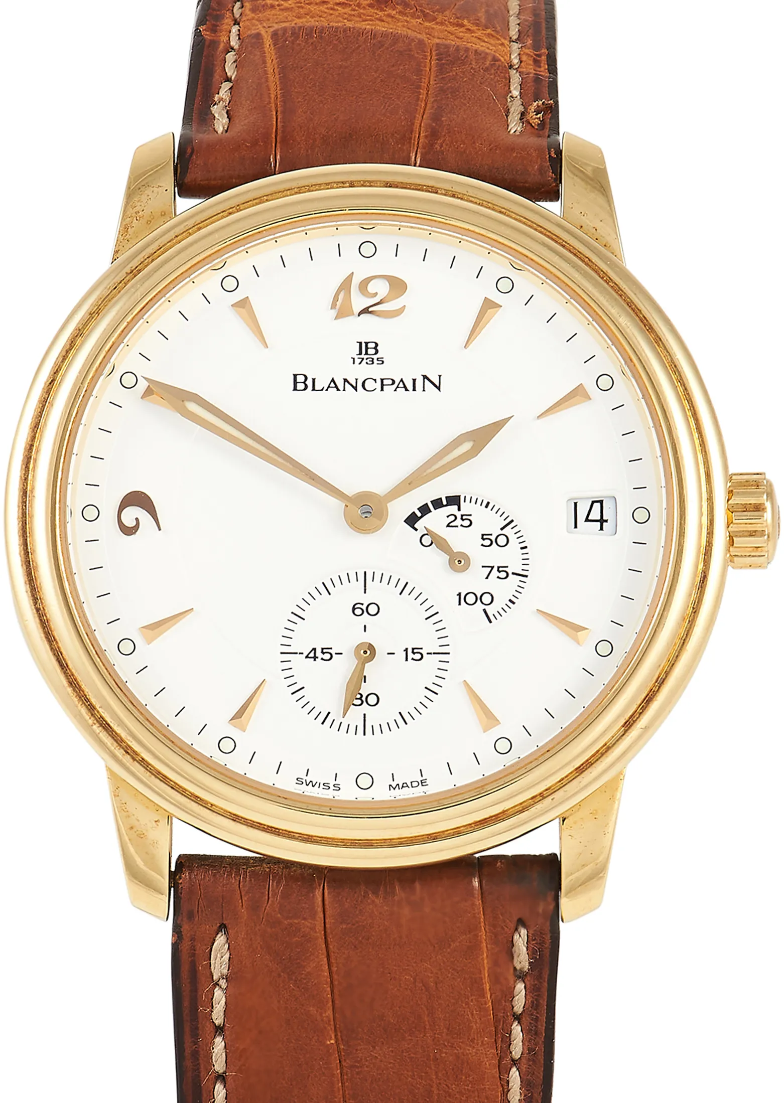 Blancpain Villeret Ultra-Slim 1106-1418-55b 41mm Yellow gold and 18k yellow gold White