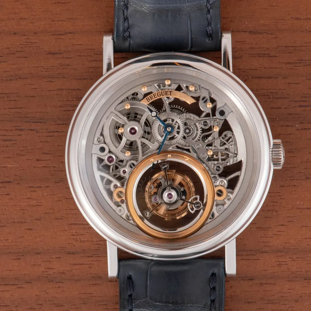 Breguet Classique Complications 5335PT/42/9W6 40mm Platinum Skeletonized