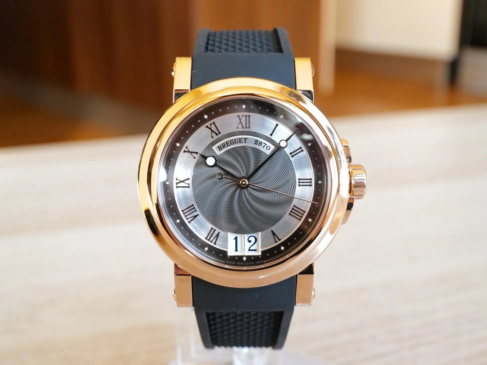 Breguet Marine 5817BR/Z2/5V8 39mm Yellow gold Black