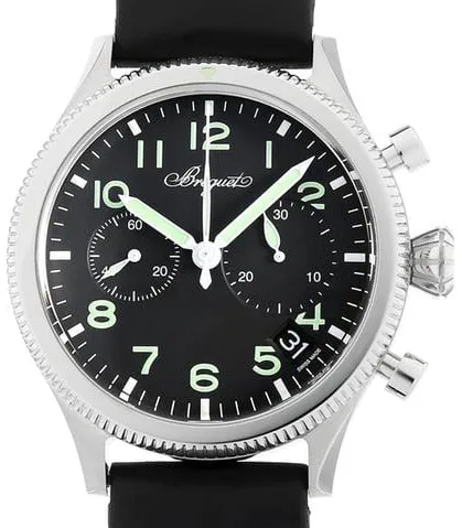 Breguet Type XX - XXI - XXII 2057ST/92/3WU 42mm Stainless steel Black