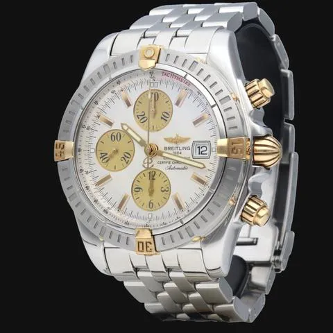 Breitling Chronomat B13356 44mm Yellow gold and Stainless steel White 1