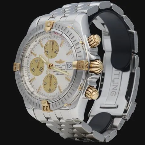 Breitling Chronomat B13356 44mm Yellow gold and Stainless steel White 2