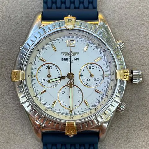 Breitling Cockpit B30011   /18KT GOLD 37mm Stainless steel White 14