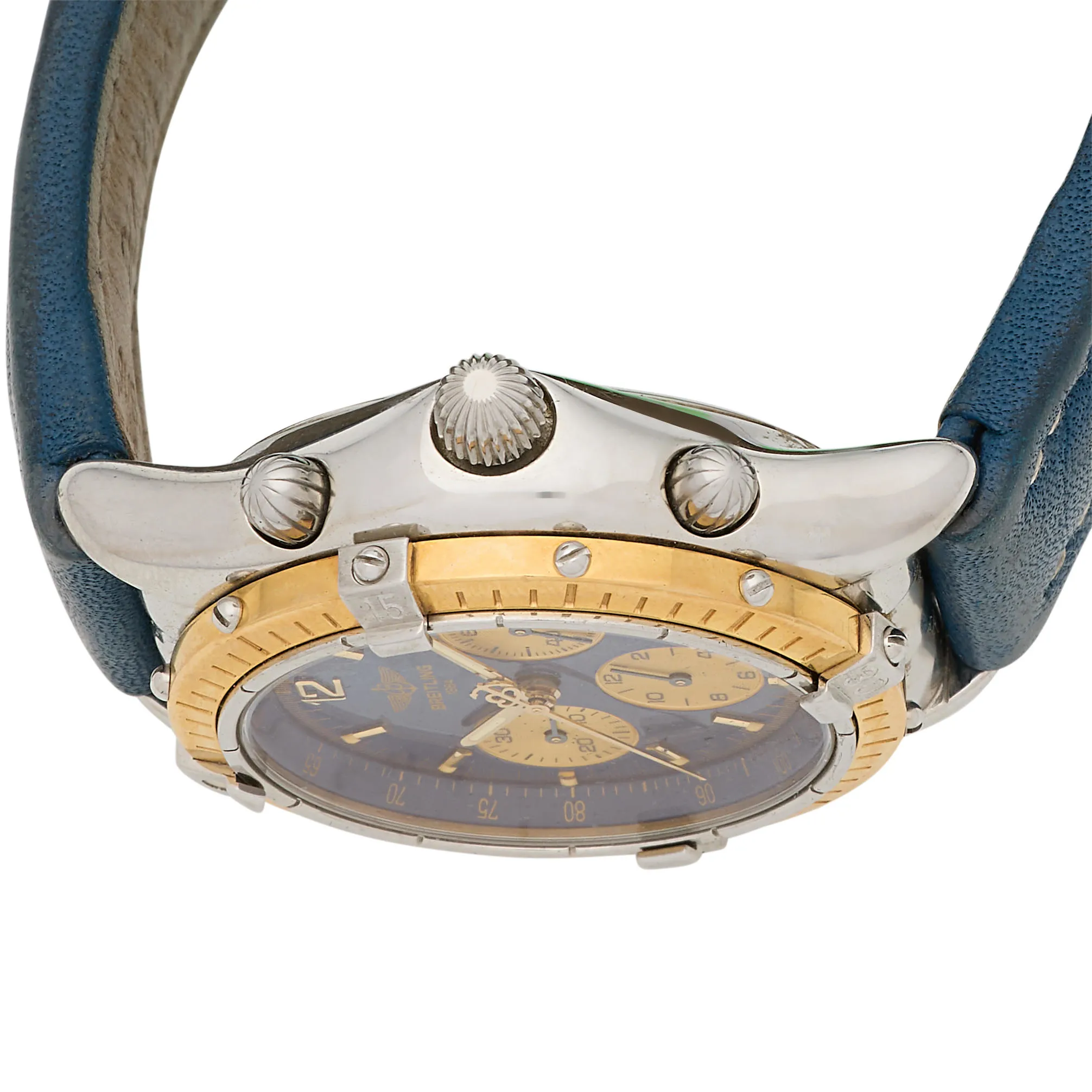 Breitling Cockpit D30012 36mm Yellow gold and Stainless steel Blue 1