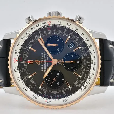 Breitling Navitimer 1 B01 Chronograph 43 UB0121211F1P1 43mm Yellow gold and Stainless steel Gray