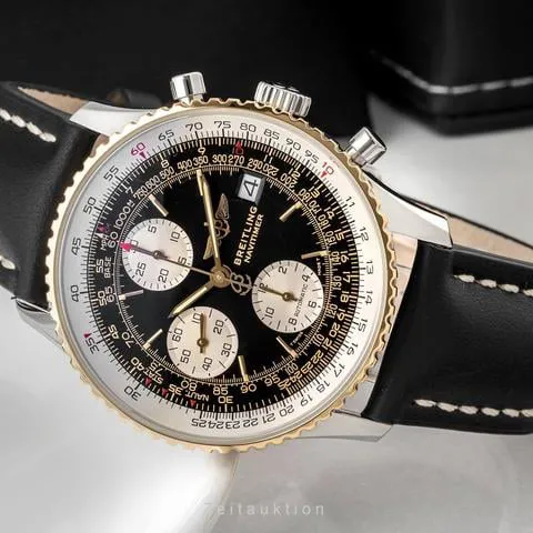 Breitling Navitimer D13022 41.5mm Yellow gold and Stainless steel Black 2