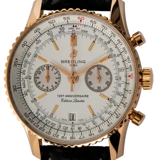 Breitling Navitimer R26322 Rose gold Silver