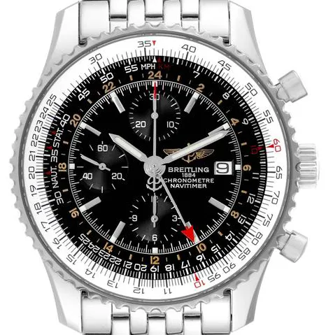 Breitling Navitimer World A2432212/B726 46mm Stainless steel Black 1