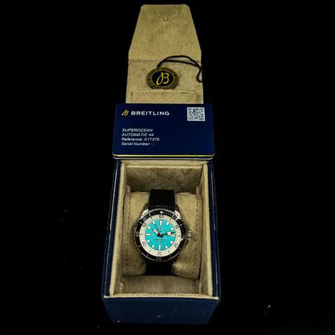 Breitling Superocean A17376211L2S1 44mm Stainless steel Turquoise 1