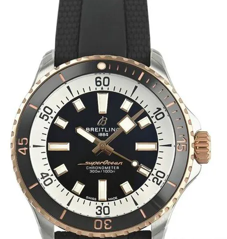 Breitling Superocean U17375211B1S1 42mm Yellow gold and Stainless steel Black 2