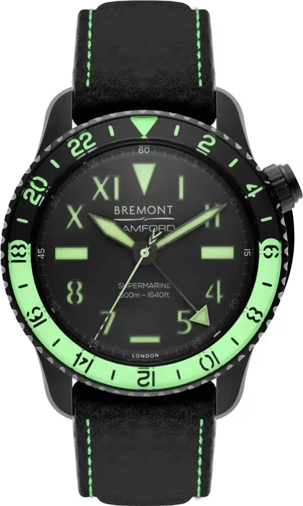 Bremont Supermarine 43mm Stainless steel Black