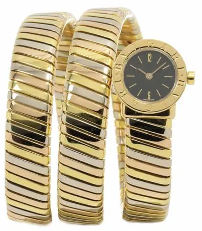 Bulgari Bulgari BB191T 19mm Yellow gold Black