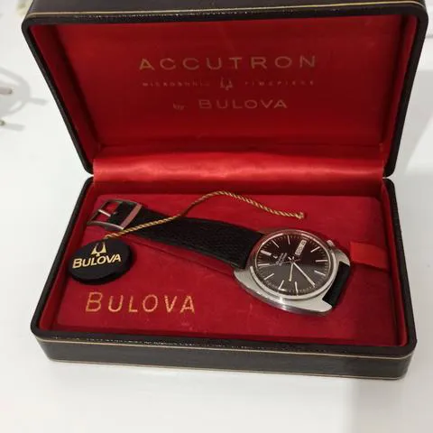 Bulova Accutron 34mm Stainless steel Black 1