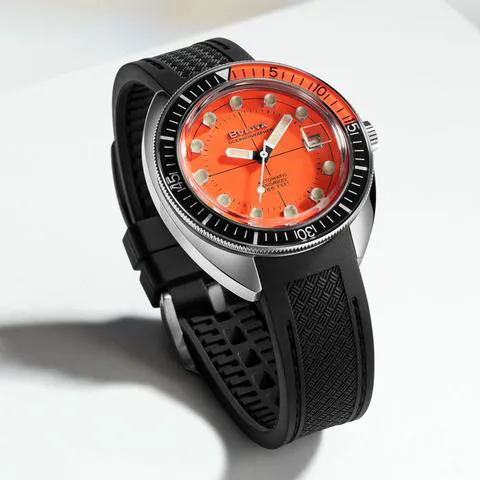 Bulova Archive 96B350 41mm Stainless steel Orange 1