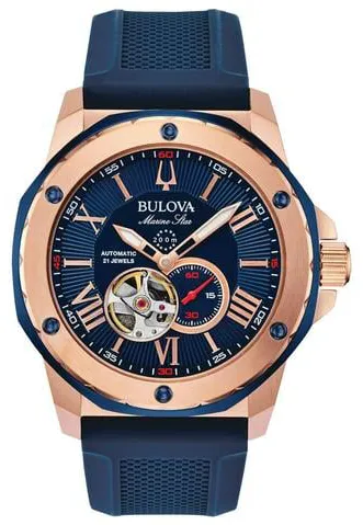 Bulova Marine Star 98A227 45mm Stainless steel Blue