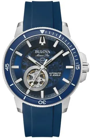 Bulova Marine Star 96A303 45mm Stainless steel Blue