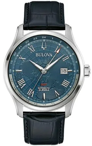 Bulova Wilton 96B385 43mm Stainless steel Blue