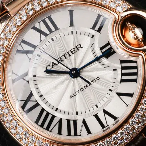 Cartier Ballon Bleu WE902034 33mm Rose gold Silver 1