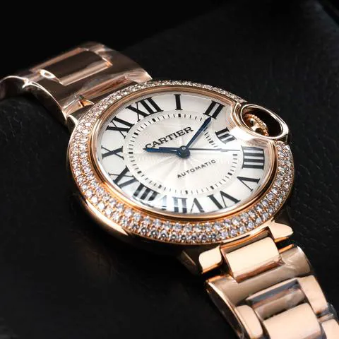 Cartier Ballon Bleu WE902034 33mm Rose gold Silver 6