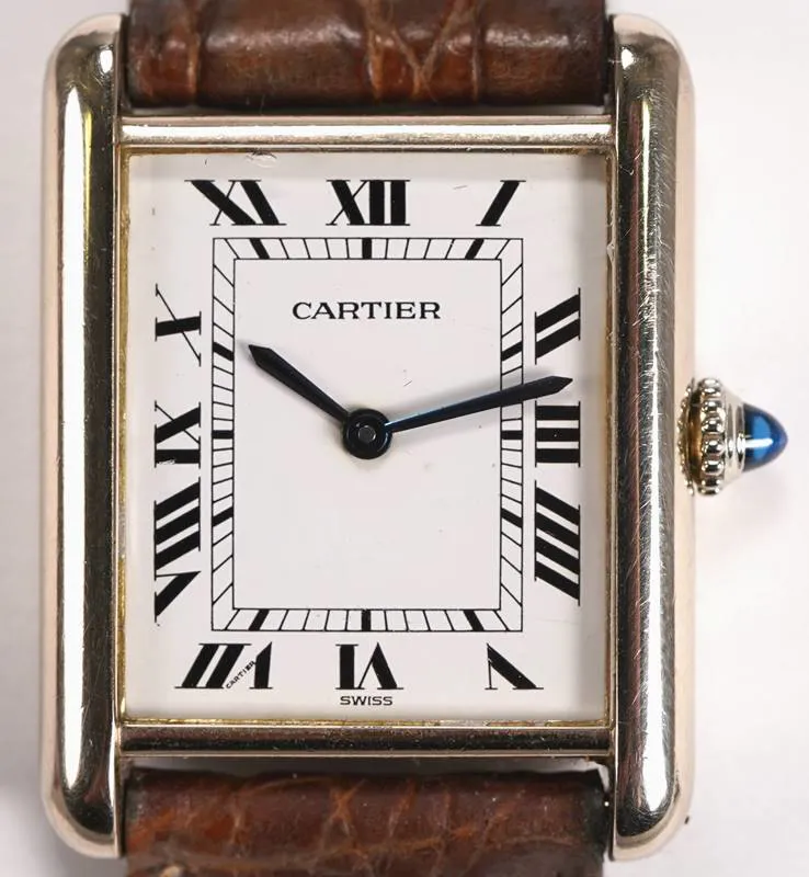 Cartier Tank 780863561 Yellow gold White