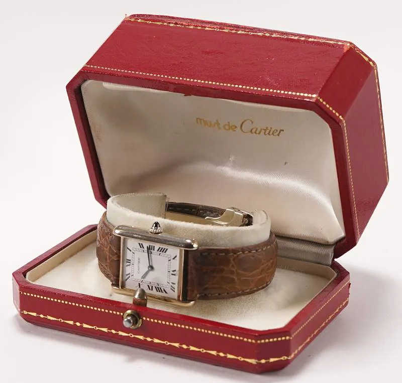 Cartier Tank 780863561 Yellow gold White 5