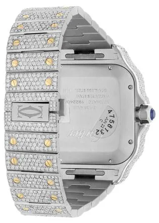 Cartier Santos W2SA0008 44mm Yellow gold and Stainless steel Silver 6