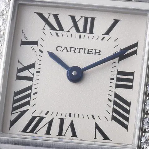 Cartier Tank Française W4TA0008 25.4mm Stainless steel Ivory 5