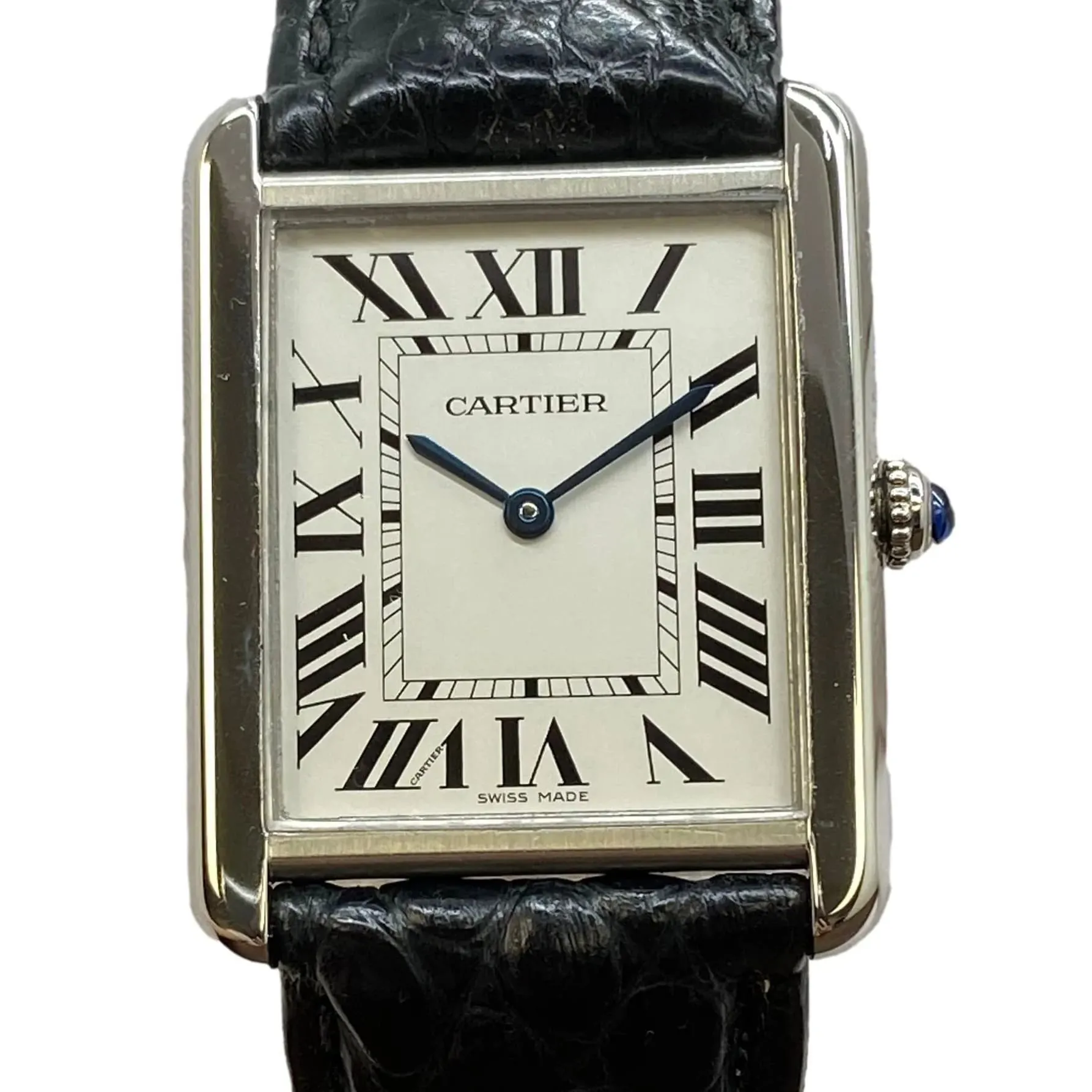 Cartier Tank Louis Cartier W5200003 34mm Stainless steel White