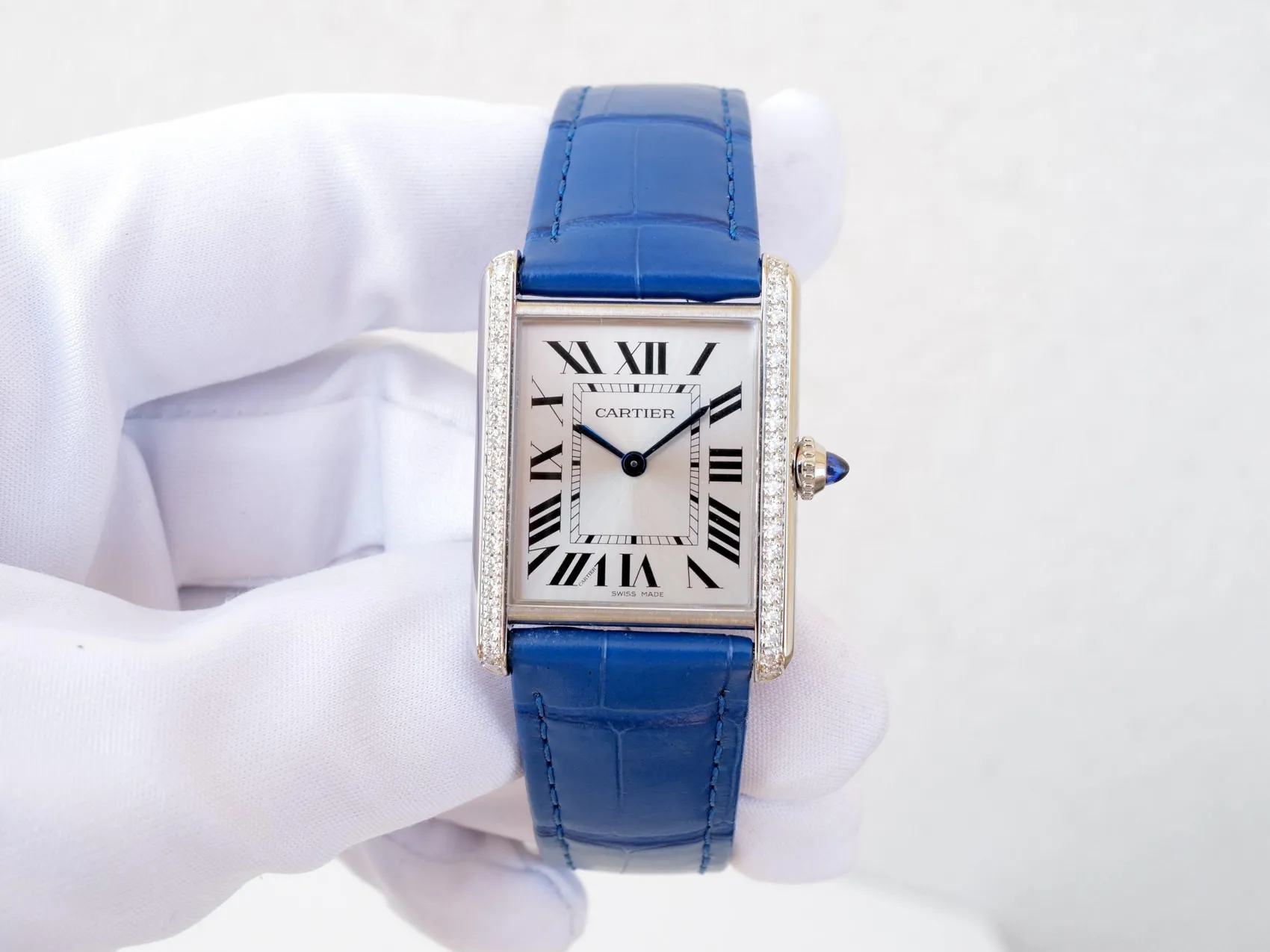 Cartier Tank Must W4TA0017 34mm Stainless steel Silver 9