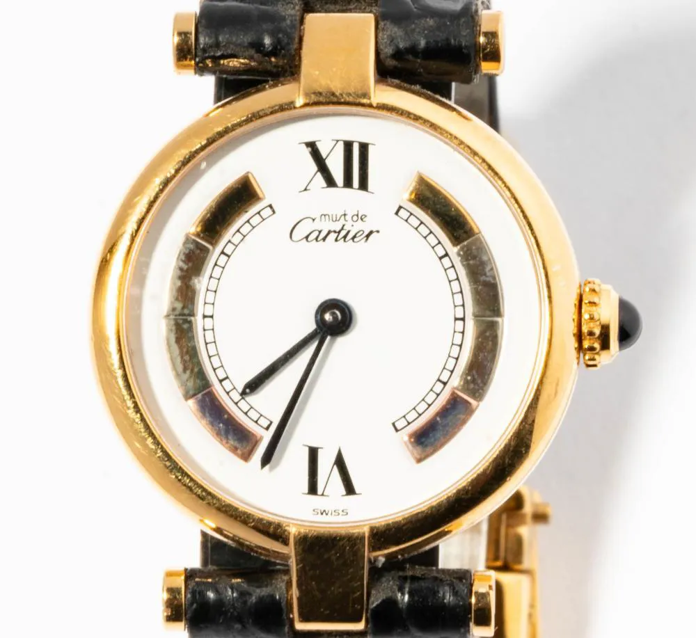 Cartier Vendôme 27mm Silver and Vermeil 1