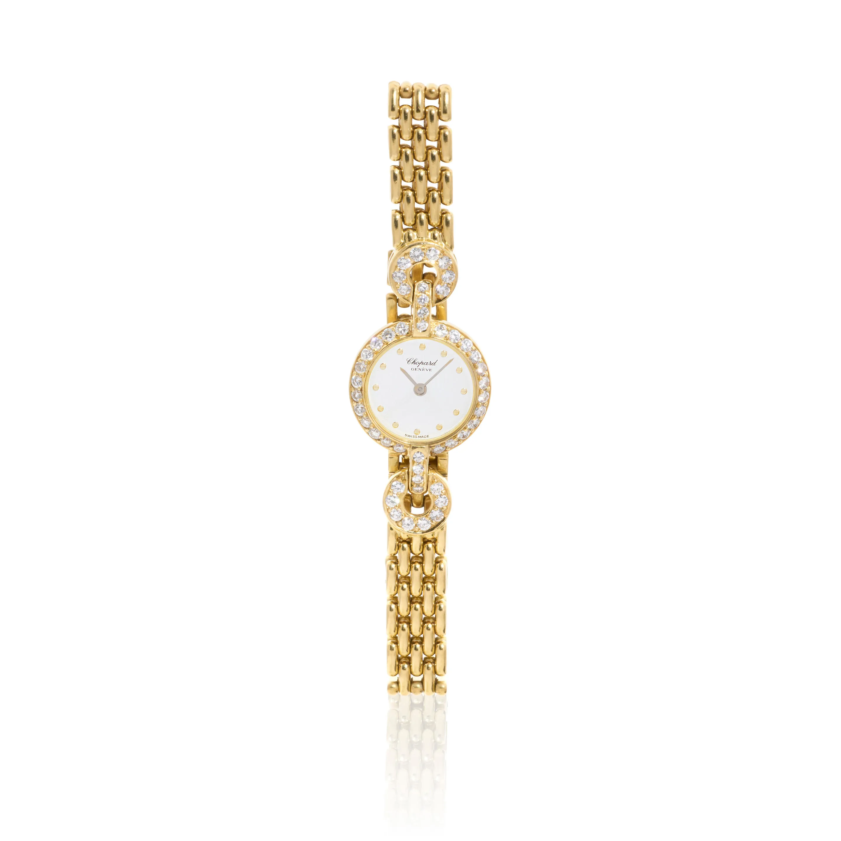 Chopard 828 18mm 18k yellow gold Silver