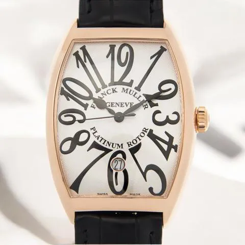 Franck Muller Cintree Curvex 6850 B SC DT VA 5N 32mm Rose gold Silver