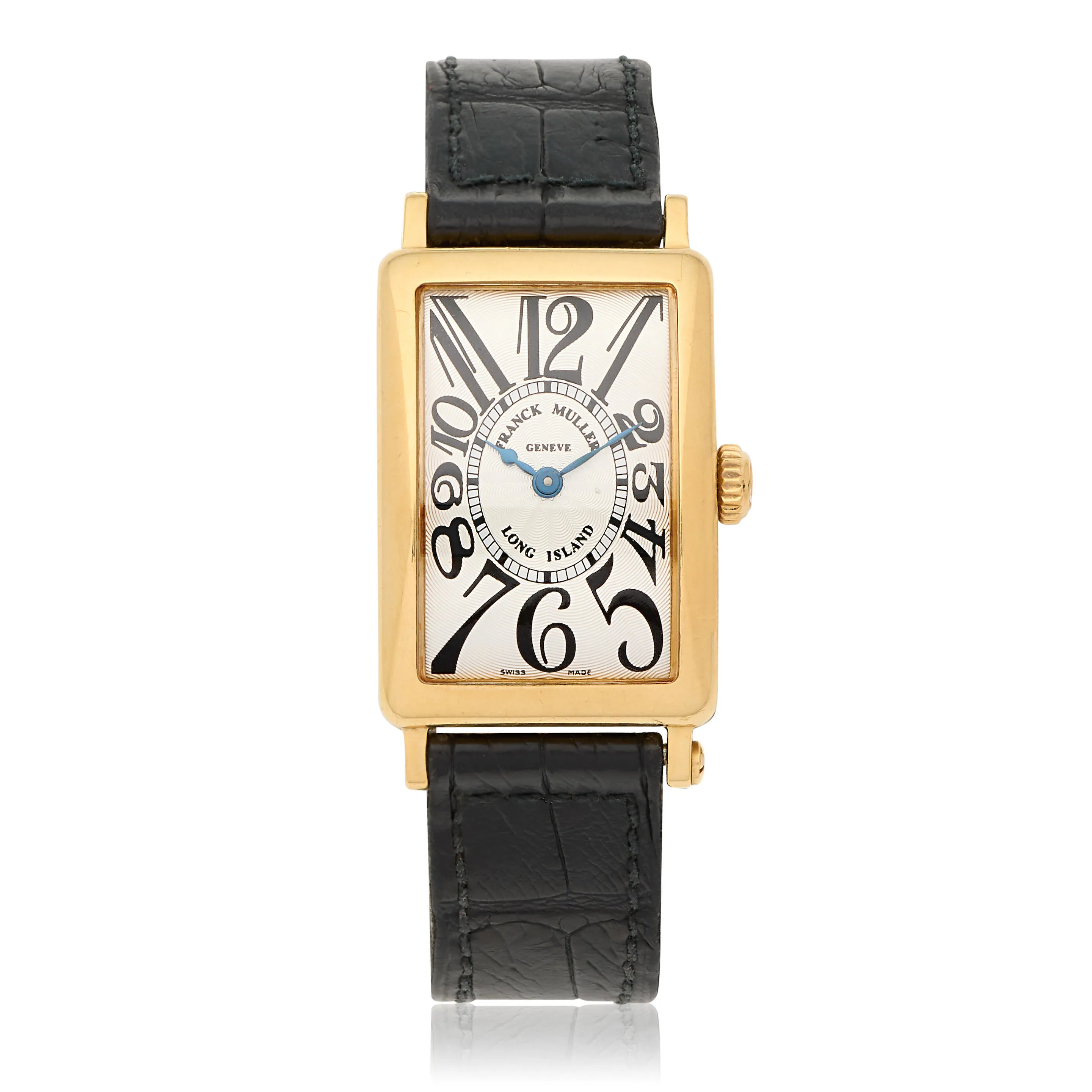 Franck Muller Long Island 900 QZ 18k yellow gold Silver