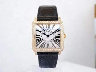 Franck Muller Master Square 6002 L QZ D Rose gold Silver