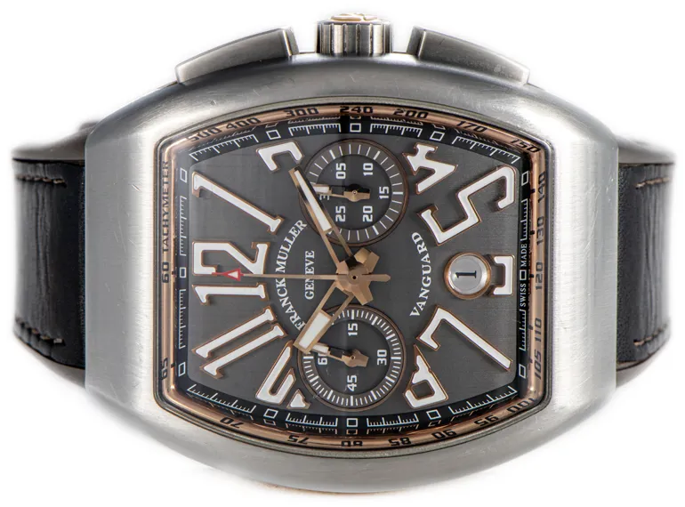 Franck Muller Vanguard V45CCDT 44mm Rose gold Gray 2