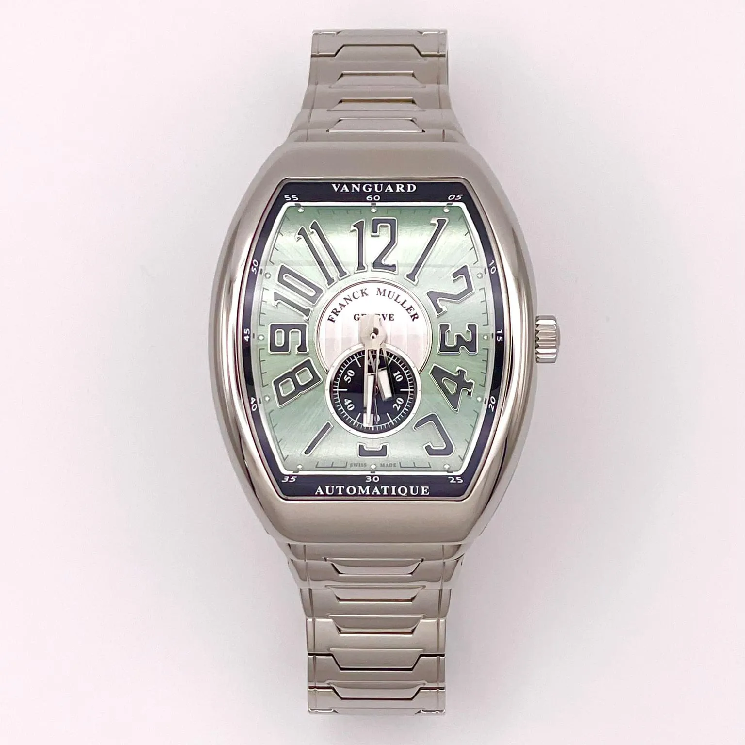 Franck Muller Vanguard V 41 S6 AT FO VIN (VE) O 50mm Stainless steel Green