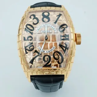 Franck Muller Gold Croco Rose Gold 9880 SC Gold Cro Rose gold Golden