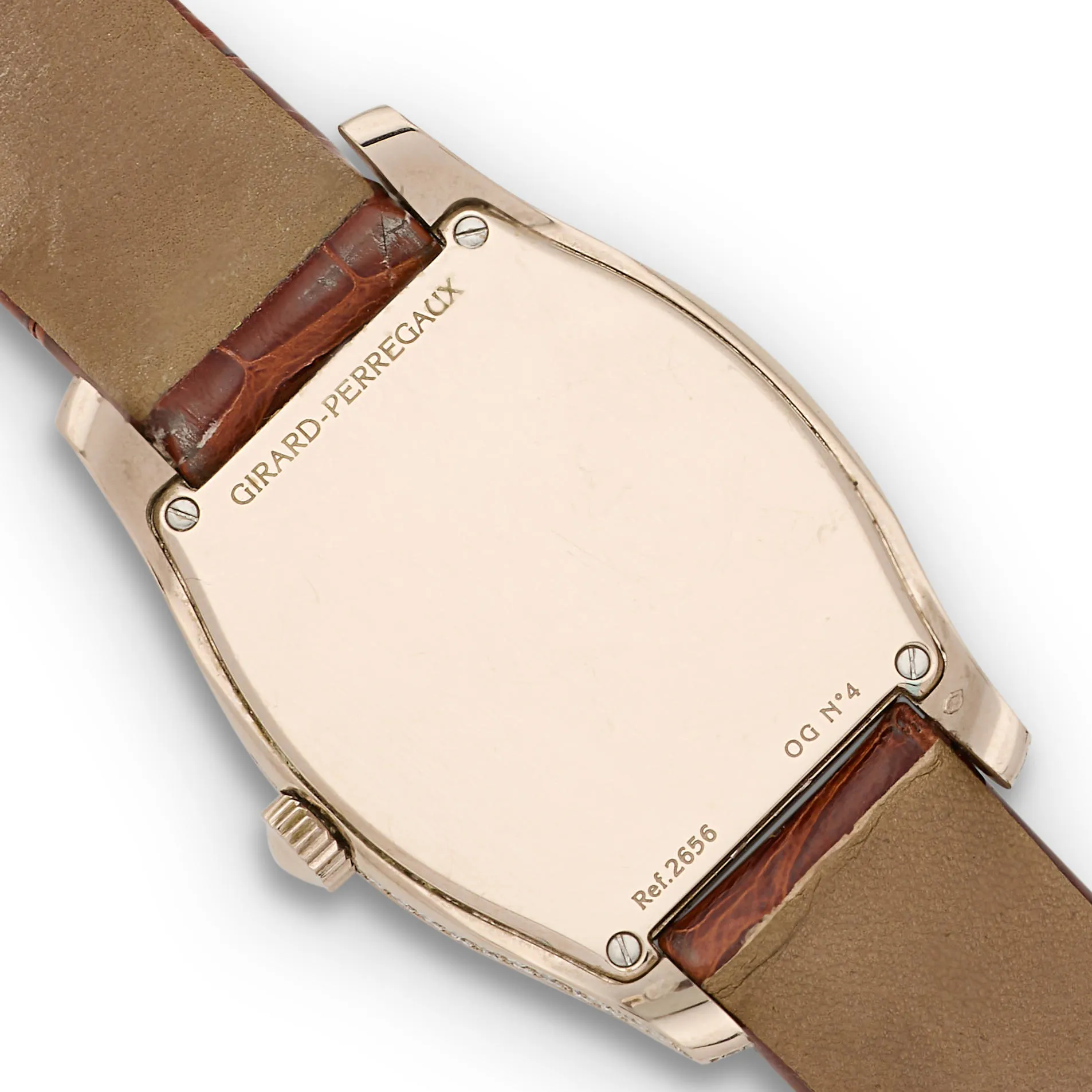 Girard-Perregaux Richeville 2656 18k white gold Brown 2