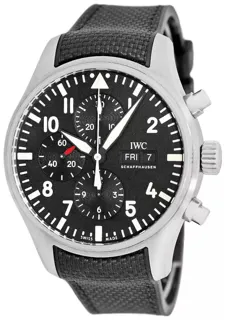 IWC Pilot IW377709 Stainless steel Black