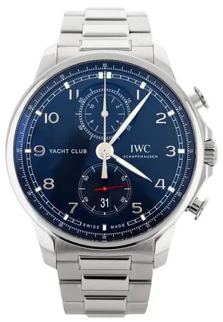 IWC Portugieser IW390701 44.5mm Stainless steel Blue